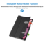 Case2go - Tablet hoes geschikt voor Lenovo Legion Tab (2023) - Tri-fold hoes - Auto/Wake functie - Zwart