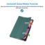 Case2go - Tablet hoes geschikt voor Lenovo Legion Tab (2023) - Tri-fold hoes - Auto/Wake functie - Donkergroen