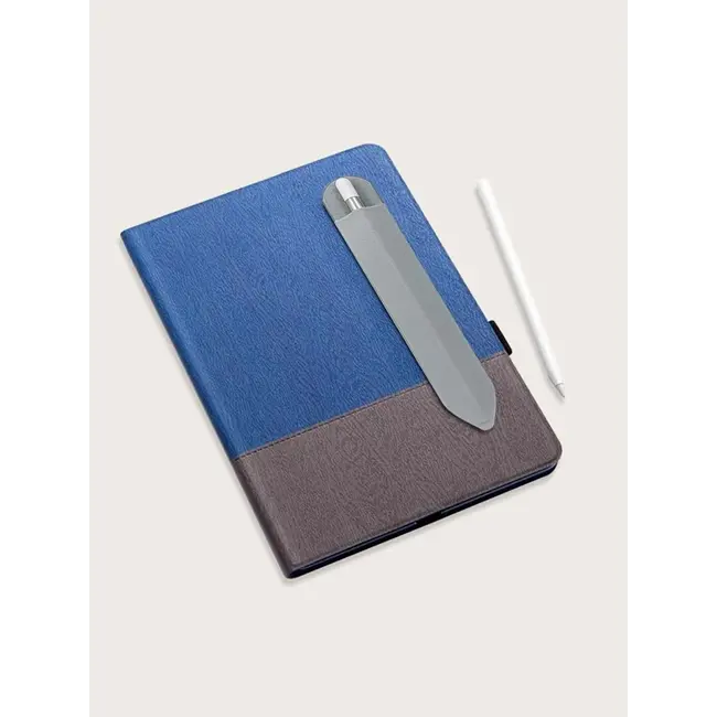 Universeel stylus pen hoesje - Zelfklevende pencil case geschikt voor Apple Pencil 1/2 - Elastische pen houder - Grijs