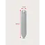 Universeel stylus pen hoesje - Zelfklevende pencil case geschikt voor Apple Pencil 1/2 - Elastische pen houder - Grijs