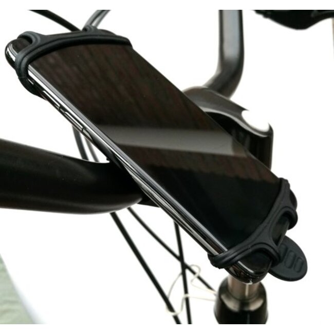 Case2go - Universele Telefoonhouder Fiets - 4 tot 6.5 inch - Zwart