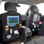 Case2go - Auto organizer met Tablet houder - Autostoel Organizer met telefoonhouder en bekerhouder auto - Donker Grijs