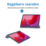 Case2go - Tablet hoes geschikt voor Lenovo Tab M11 (2024) - Acrylic Trifold case met Pencil houder - Paars