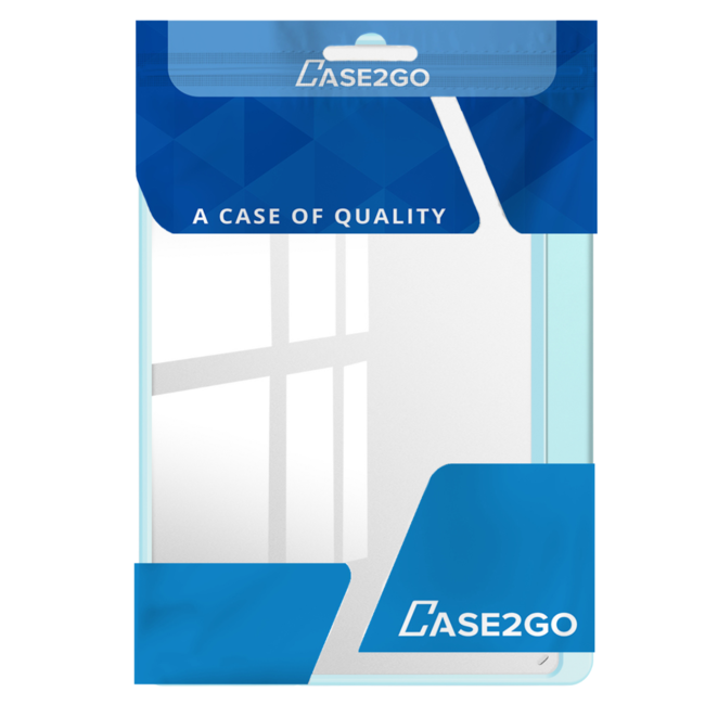 Case2go - Tablet hoes geschikt voor Lenovo Tab M11 (2024) - Acrylic Trifold case met Pencil houder - Licht Blauw