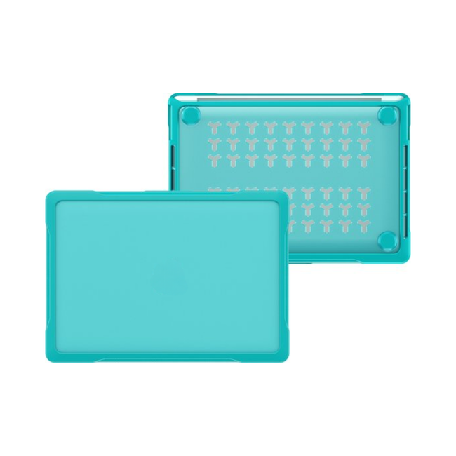 Case2go - Laptoptas- Hoes voor Macbook Pro 13 Inch (2016- Laptophoes-2022) - Laptop Sleeve- Laptop Tas- 360 Bescherming - Hard cover - Lichtblauw