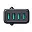 Joyroom - Oplader USB - 4 Poorten USB-A - Snellader 24W - Zwart