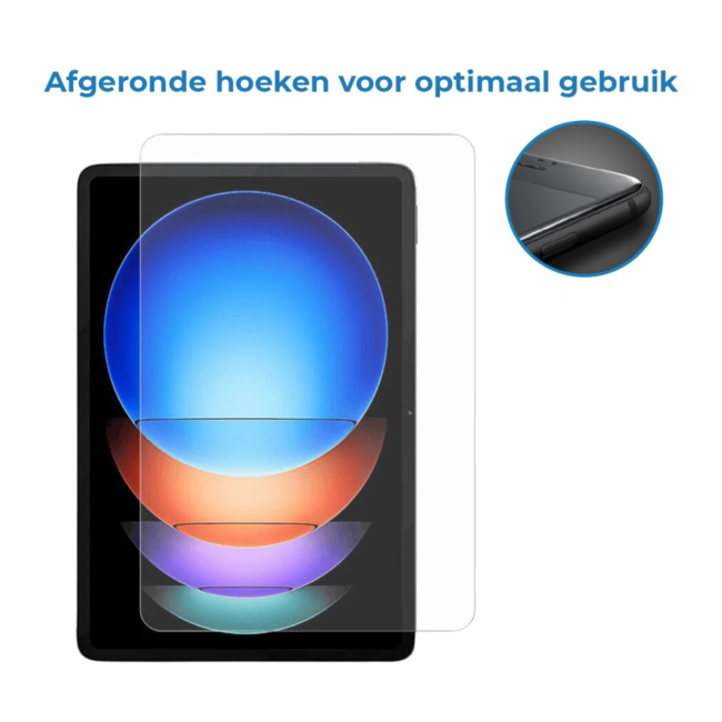 Case2go - Tablet Screenprotector geschikt voor Apple iPad Pro 11 (2025) / Apple iPad Pro 11 (2024) - 11 Inch - Tempered Glass - Case Friendly - Transparant