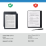 Case2go - E-reader hoes geschikt voor Kobo Sage - Sleepcover - Auto/Wake functie - Met handstrap - Bruin