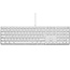 LMP Bedraad Aluminium Toetsenbord voor Windows – Dubbele USB Poorten – Numeriek Keyboard – 110 Toetsen – QWERTY (UK/EN) – Zilver/Wit