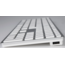 LMP Bedraad Aluminium Toetsenbord voor Windows – Dubbele USB Poorten – Numeriek Keyboard – 110 Toetsen – QWERTY (UK/EN) – Zilver/Wit