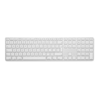 LMP LMP - Bluetooth Aluminium Toetsenbord voor Mac OS - Numeriek keyboard - Multi host functie - 110 keys - QWERTY (NL) - Zilver/Wit