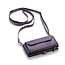 CaseMe - Telefoonhoesje geschikt voor Apple iPhone 16 Pro - Wallet Book Case met Schouder Strap - Paars