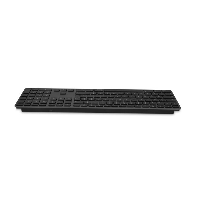 LMP Bluetooth Aluminium Toetsenbord voor Mac OS – Numeriek Keyboard – Multi-hostfunctie – 110 Toetsen – QWERTY (NL) – Draadloos – Space Grey/Zwart