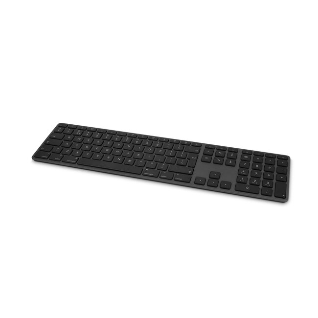 LMP Bluetooth Aluminium Toetsenbord voor Mac OS – Numeriek Keyboard – Multi-hostfunctie – 110 Toetsen – QWERTY (NL) – Draadloos – Space Grey/Zwart