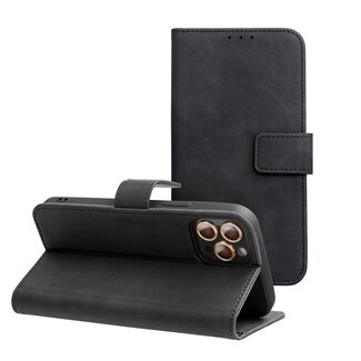 Case2go Case2go - Telefoonhoesje geschikt voor iPhone 16 - Wallet Book Case - Met Magnetische Sluiting - Zwart