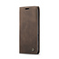 CaseMe - Telefoonhoesje geschikt voor Apple iPhone 16 Pro Max - Wallet Book Case - Met Magnetische Sluiting - Donker Bruin