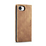 CaseMe - Telefoonhoesje geschikt voor Apple iPhone SE 2024 - Wallet Book Case - Met Magnetische Sluiting - Licht Bruin