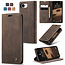 CaseMe - Telefoonhoesje geschikt voor Apple iPhone SE 2024 - Wallet Book Case - Met Magnetische Sluiting - Donker Bruin