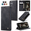 CaseMe - Telefoonhoesje geschikt voor Apple iPhone 16 - Wallet Book Case - Met Magnetische Sluiting - Zwart