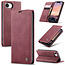 CaseMe - Telefoonhoesje geschikt voor Apple iPhone SE 2024 - Wallet Book Case - Met Magnetische Sluiting - Rood