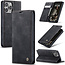 CaseMe - Telefoonhoesje geschikt voor Apple iPhone 16 Pro Max - Wallet Book Case - Met Magnetische Sluiting - Zwart