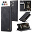 CaseMe - Telefoonhoesje geschikt voor Apple iPhone 16 Pro Max - Wallet Book Case - Met Magnetische Sluiting - Zwart