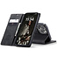 CaseMe - Telefoonhoesje geschikt voor Apple iPhone 16 Pro Max - Wallet Book Case - Met Magnetische Sluiting - Zwart