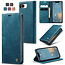 CaseMe - Telefoonhoesje geschikt voor Apple iPhone SE 2024 - Wallet Book Case - Met Magnetische Sluiting - Blauw