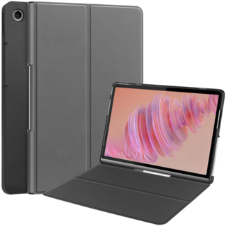 Case2go Case2go - Tablet hoes geschikt voor Lenovo Tab Plus (2024) - Book case - Met Stand - 11.5 Inch - Grijs