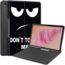 Case2go Case2go - Tablet hoes geschikt voor Lenovo Tab Plus (2024) - Book case - Met Stand - 11.5 Inch - Don't Touch Me