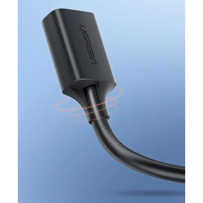 Ugreen - USB verlengkabel - USB naar USB 3.0 - 1 Meter - Zwart