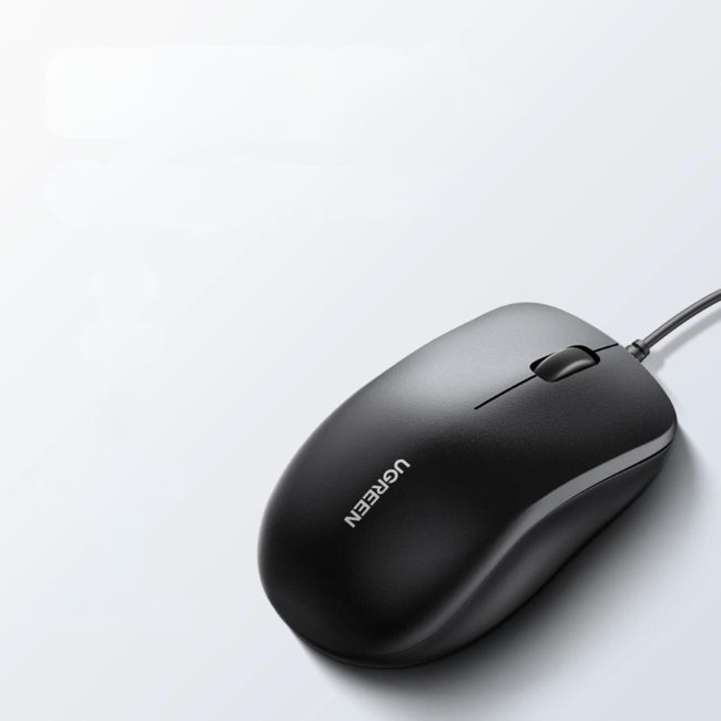 Ugreen - Bedraad - Universeel Toetsenbord en muis - Toetsenbord en muis-sets -  QWERTY - Zwart