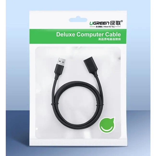 Ugreen - USB verlengkabel - USB naar USB 3.0 - 2 Meter - Zwart