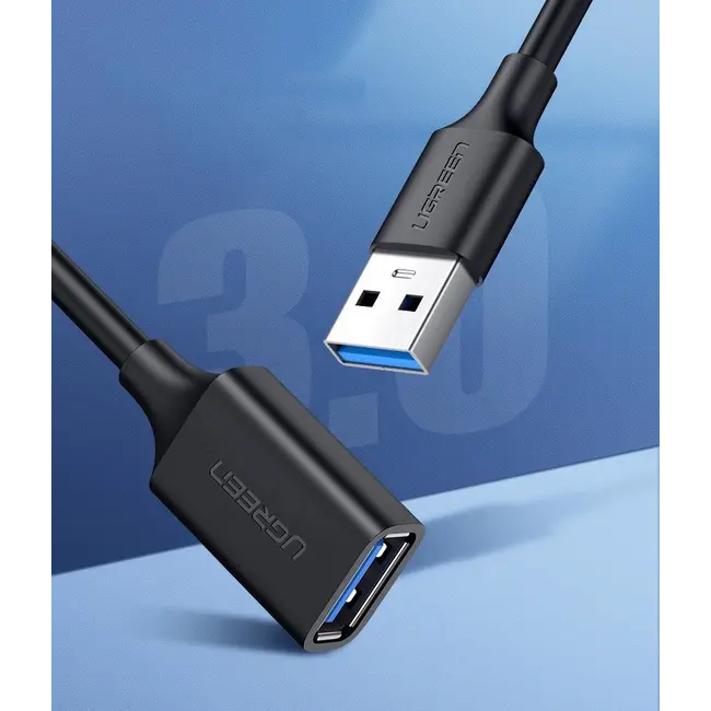 Ugreen - USB verlengkabel - USB naar USB 3.0 - 3 Meter - Zwart