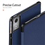 Dux Ducis - Tablet hoes geschikt voor Lenovo Tab K11 Plus - Domo Tri-fold Case - Auto Wake/Sleep functie - Blauw