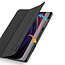 Dux Ducis - Tablet hoes geschikt voor Samsung Galaxy Tab S10 Plus (2024) - Domo Book Case - Auto Wake/Sleep functie - Zwart