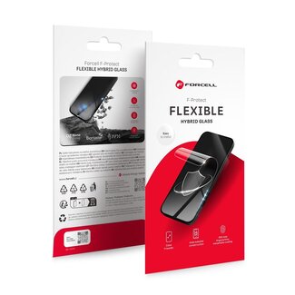Forcell Forcell - Screenprotector geschikt voor Samsung Galaxy S24 FE - Flexibel Hybride Glas - Transparant