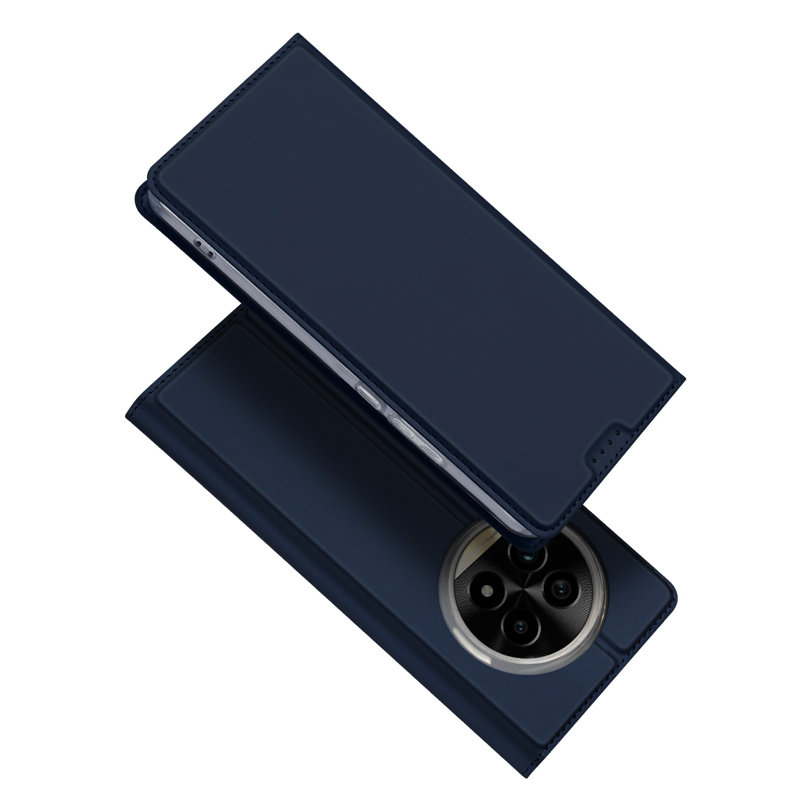 Dux Ducis - Telefoon Hoesje geschikt voor Realme 13 Pro/13 Pro Plus - Skin Pro - Book Case - Donker Blauw afbeelding