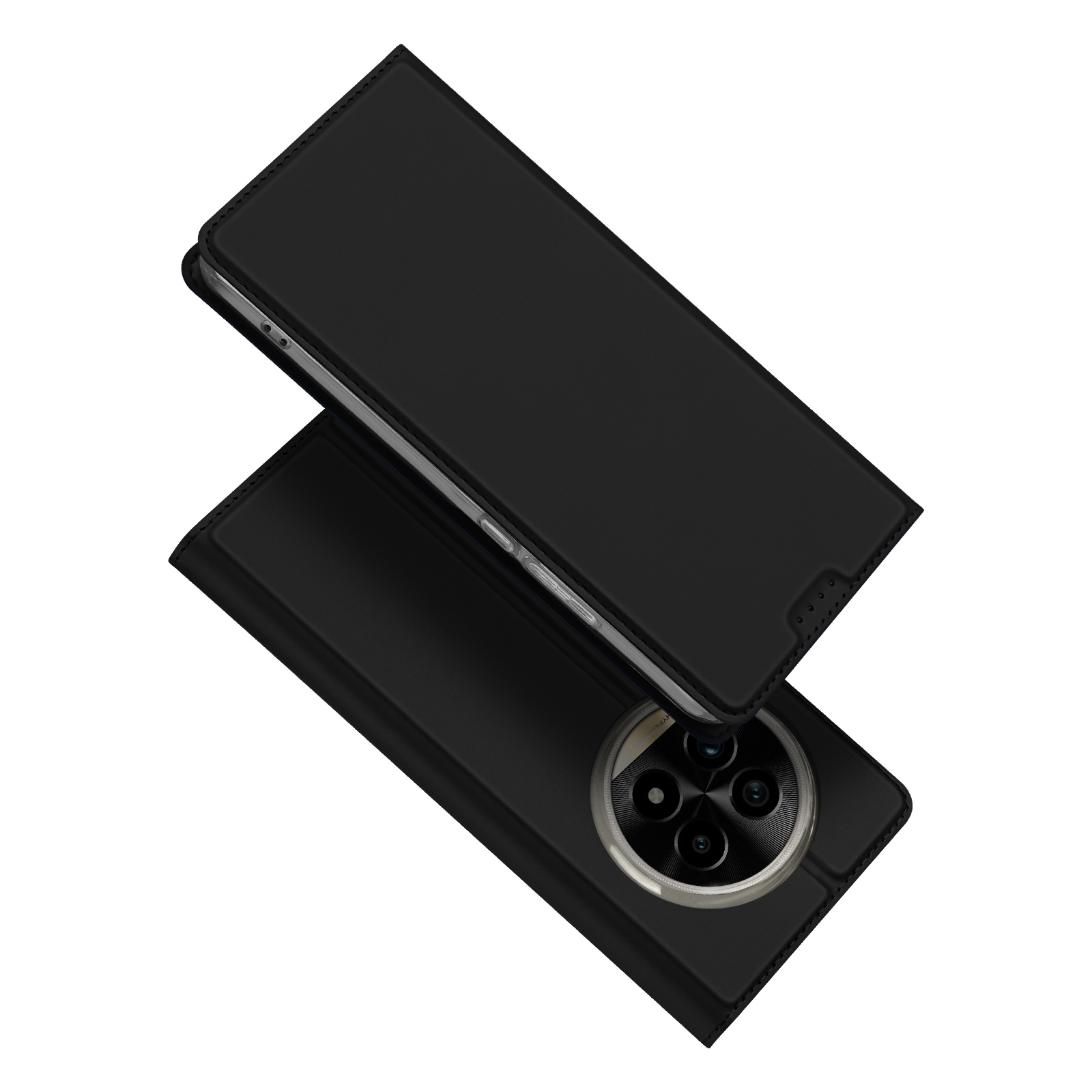 Dux Ducis - Telefoon Hoesje geschikt voor Realme 13 Pro/13 Pro Plus - Skin Pro - Book Case - Zwart afbeelding