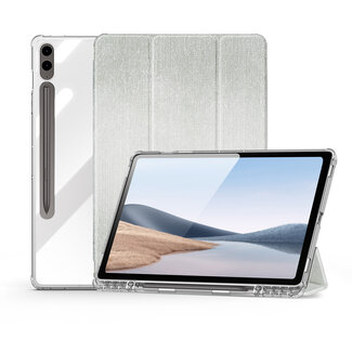 Dux Ducis Dux Ducis - Tablet hoes geschikt voor Samsung Galaxy Tab S9/S9 FE Plus - Toby Series - Auto Wake/Sleep functie - Met Pencil houder - Groen