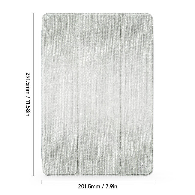 Dux Ducis - Tablet hoes geschikt voor Samsung Galaxy Tab S9/S9 FE Plus - Toby Series - Auto Wake/Sleep functie - Met Pencil houder - Groen