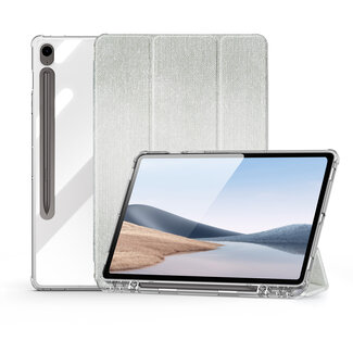 Dux Ducis Dux Ducis - Tablet hoes geschikt voor Samsung Galaxy Tab S9/S9 FE - Toby Series - Auto Wake/Sleep functie - Met Pencil houder - Groen