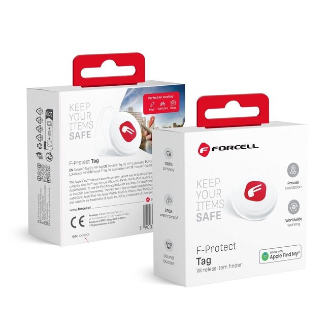 Forcell - Tracker - GPS tracker - 20-30 Meter - GPS trackers - Wit