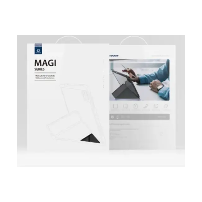 Dux Ducis - Hoes geschikt voor Samsung Galaxy Tab S9/S9 FE Plus - Magneet sluiting - Auto Sleep/Wake functie - Met Pencil houder - Zwart