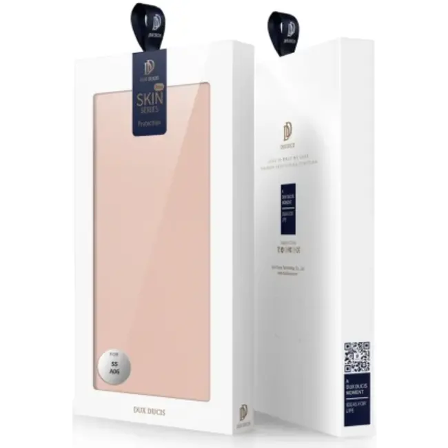 Dux Ducis - Telefoon Hoesje geschikt voor Samsung Galaxy A06 - Skin Pro - Book Case - Rosegoud