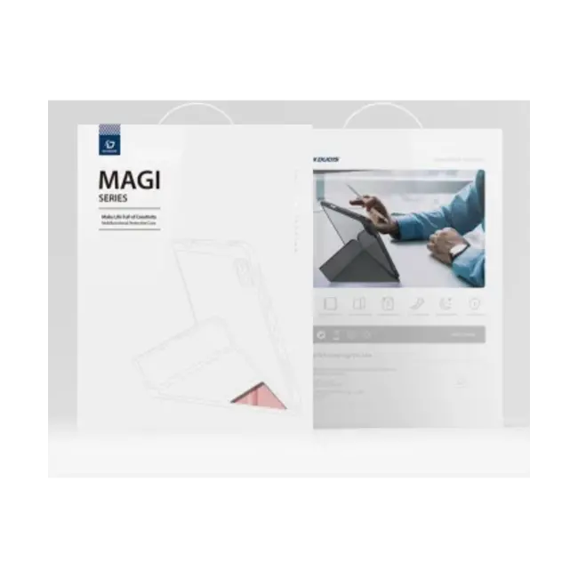 Dux Ducis - Hoes geschikt voor Samsung Galaxy Tab S9/S9 FE Plus - Magneet sluiting - Auto Sleep/Wake functie - Met Pencil houder - Roze