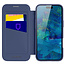 Dux Ducis - Telefoon Hoesje geschikt voor Apple iPhone 16 Pro Max - Hoesje geschikt voor Magsafe magneet - Uitklapbare 360° ring standaard - Skin X Pro - Book Case - Blauw