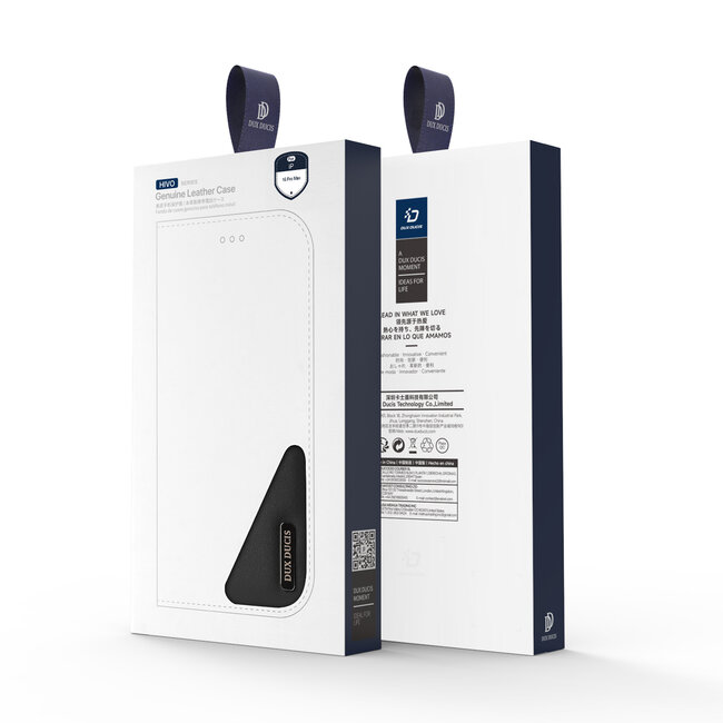 Dux Ducis - Telefoonhoesje geschikt voor Apple iPhone 16 Pro Max - Hivo Series Case - Zwart