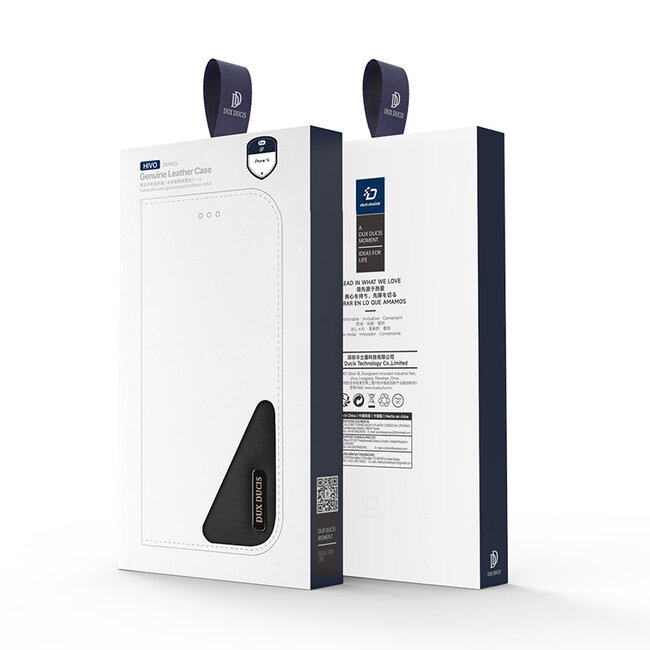 Dux Ducis - Telefoonhoesje geschikt voor Apple iPhone 16 - Hivo Series Case - Zwart
