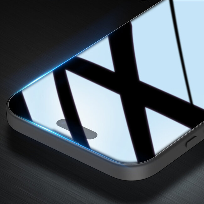 Dux Ducis - Screenprotector geschikt voor Apple iPhone 16 Plus - Tempered Glass Screenprotector - Zwart